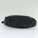 BALLY Shoulder Bag Leather Black Gold Auth BA4829-5