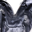 MCM Hand Bag Leather Black Silver Auth BA4835-18