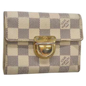 LOUIS VUITTON Damier Azur Portefeuille Koala Trifold Wallet N60013 Auth BA4841
