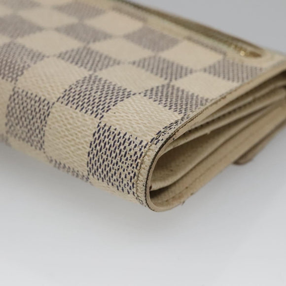 LOUIS VUITTON Damier Azur Portefeuille Koala Trifold Wallet N60013 Auth BA4841