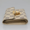 LOUIS VUITTON Damier Azur Portefeuille Koala Trifold Wallet N60013 Auth BA4841-3
