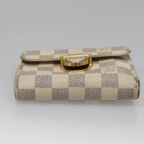 LOUIS VUITTON Damier Azur Portefeuille Koala Trifold Wallet N60013 Auth BA4841