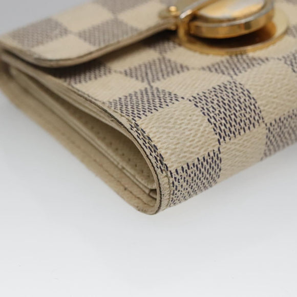 LOUIS VUITTON Damier Azur Portefeuille Koala Trifold Wallet N60013 Auth BA4841