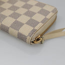 LOUIS VUITTON Damier Azur Portefeuille Clemence Long Wallet N61264 Auth BA4842-15