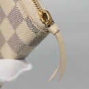 LOUIS VUITTON Damier Azur Portefeuille Clemence Long Wallet N61264 Auth BA4842-8