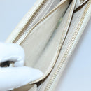 LOUIS VUITTON Damier Azur Portefeuille Clemence Long Wallet N61264 Auth BA4842-11