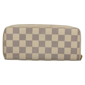 LOUIS VUITTON Damier Azur Portefeuille Clemence Long Wallet N61264 Auth BA4842 - 0