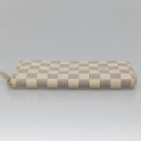 LOUIS VUITTON Damier Azur Portefeuille Clemence Long Wallet N61264 Auth BA4842-6