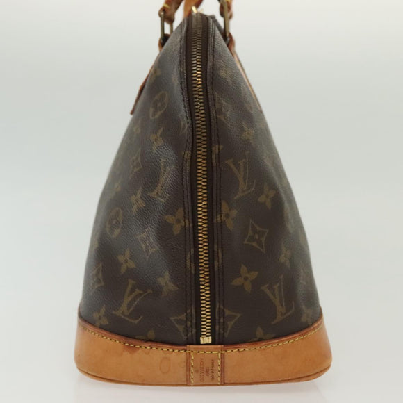 LOUIS VUITTON Monogram Alma Hand Bag M51130 LV Auth BA4852