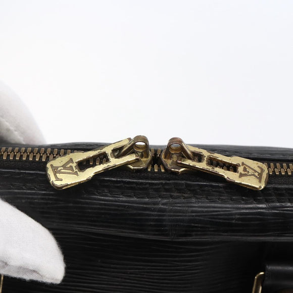 LOUIS VUITTON Epi Porte Documents Voyage Business Bag Black M54472 Auth BA4858