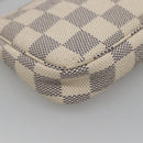 LOUIS VUITTON Damier Azur Mini Pochette Accessoires Pouch N63005 LV Auth BA4860-17