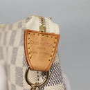 LOUIS VUITTON Damier Azur Mini Pochette Accessoires Pouch N63005 LV Auth BA4860-9