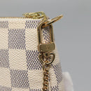 LOUIS VUITTON Damier Azur Mini Pochette Accessoires Pouch N63005 LV Auth BA4860-18