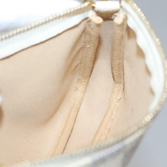 LOUIS VUITTON Damier Azur Mini Pochette Accessoires Pouch N63005 LV Auth BA4860