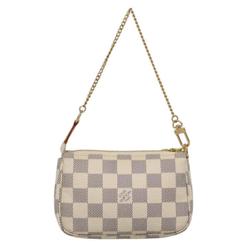 LOUIS VUITTON Damier Azur Mini Pochette Accessoires Pouch N63005 LV Auth BA4860 - 0
