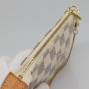 LOUIS VUITTON Damier Azur Mini Pochette Accessoires Pouch N63005 LV Auth BA4860-6