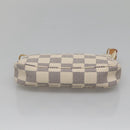 LOUIS VUITTON Damier Azur Mini Pochette Accessoires Pouch N63005 LV Auth BA4860-5