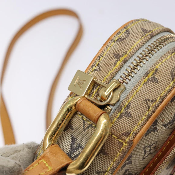 LOUIS VUITTON Monogram Mini Juliet MM Shoulder Bag Blue M92004 LV Auth BA4861