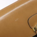 Christian Dior Honeycomb Canvas Shoulder Bag PVC Black Gold Auth BA4862-10