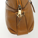 Chloe Tote Bag Leather 2way Beige Gold Auth BA4868-19