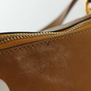 Chloe Tote Bag Leather 2way Beige Gold Auth BA4868-21