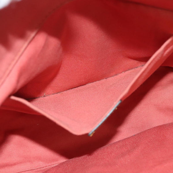 Chloe Tote Bag Leather 2way Beige Gold Auth BA4868