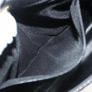 BALLY Hand Bag Leather Black Gold Auth BA4871-12