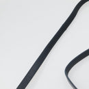 BALLY Hand Bag Leather 2way Navy Gold Auth BA4873-9