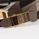 FENDI Zucca Canvas Backpack PVC FILA Collaboration Brown Gold Auth BA4876-9