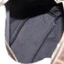 FENDI Zucca Canvas Backpack PVC FILA Collaboration Brown Gold Auth BA4876-11