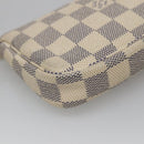 LOUIS VUITTON Damier Azur Mini Pochette Accessoires Pouch N63005 LV Auth BA4881-16