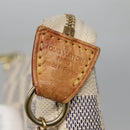 LOUIS VUITTON Damier Azur Mini Pochette Accessoires Pouch N63005 LV Auth BA4881-10