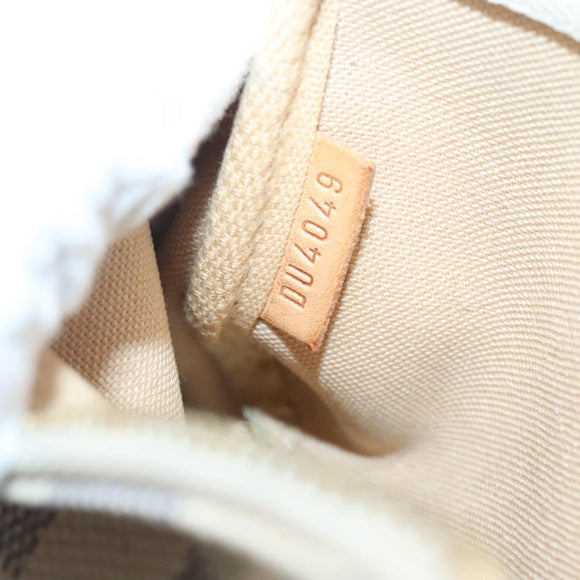 LOUIS VUITTON Damier Azur Mini Pochette Accessoires Pouch N63005 LV Auth BA4881