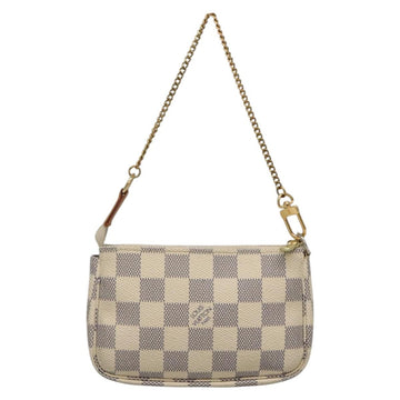 LOUIS VUITTON Damier Azur Mini Pochette Accessoires Pouch N63005 LV Auth BA4881 - 0