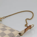 LOUIS VUITTON Damier Azur Mini Pochette Accessoires Pouch N63005 LV Auth BA4881-8