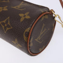 LOUIS VUITTON Monogram Papillon Pouch LV Auth BA4883-14