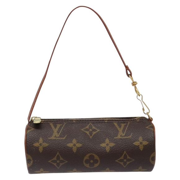 LOUIS VUITTON Monogram Papillon Pouch LV Auth BA4883