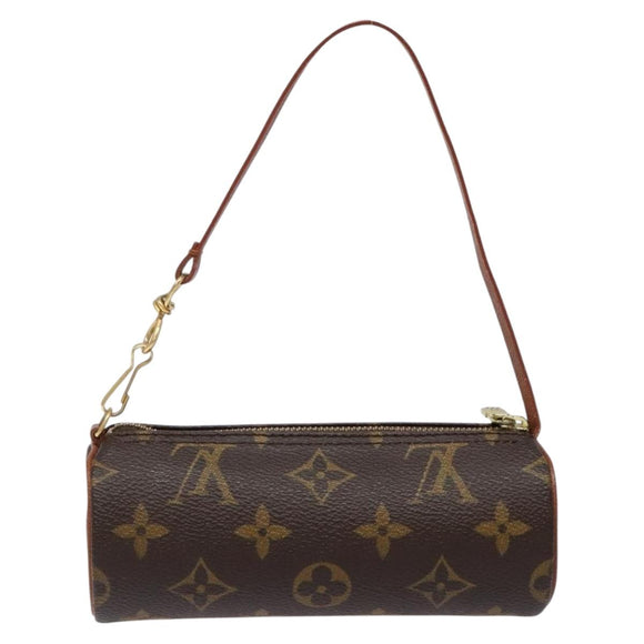 LOUIS VUITTON Monogram Papillon Pouch LV Auth BA4883