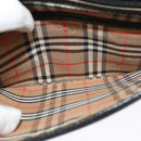 Burberrys Shoulder Bag Leather Black Auth BA489-21