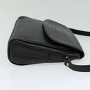 Burberrys Shoulder Bag Leather Black Auth BA489-4