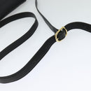 Burberrys Shoulder Bag Leather Black Auth BA489-7