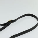 Burberrys Shoulder Bag Leather Black Auth BA489-8