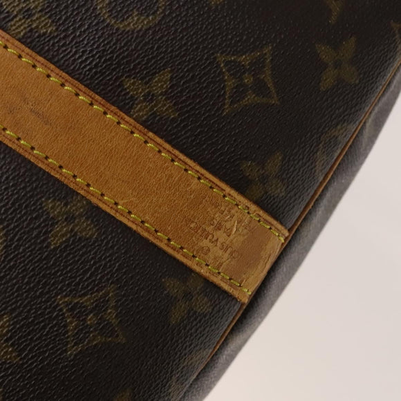 LOUIS VUITTON Monogram Keepall Bandouliere 60 Boston Bag M41412 LV Auth BA4890