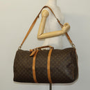 LOUIS VUITTON Monogram Keepall Bandouliere 60 Boston Bag M41412 LV Auth BA4890-24