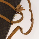 LOUIS VUITTON Monogram Keepall Bandouliere 60 Boston Bag M41412 LV Auth BA4890-7