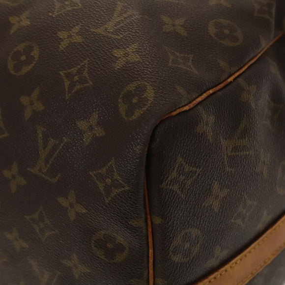 LOUIS VUITTON Monogram Keepall Bandouliere 50 Hand Bag M41416 LV Auth BA4891
