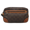 LOUIS VUITTON Monogram Marly Dragonne GM Clutch Bag M51825 LV Auth BA4895-13