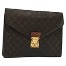 LOUIS VUITTON Monogram Porte Documents Senatur Briefcase M53335 LV Auth BA4899-1