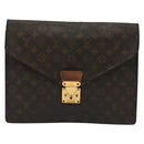 LOUIS VUITTON Monogram Porte Documents Senatur Briefcase M53335 LV Auth BA4899-13
