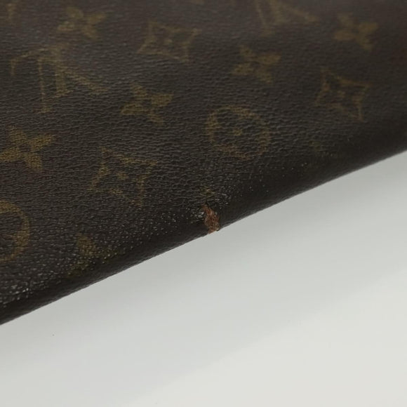 LOUIS VUITTON Monogram Porte Documents Senatur Briefcase M53335 LV Auth BA4899